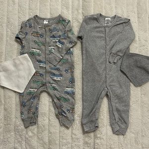 Baby Boy One Piece Outfits & Bibs